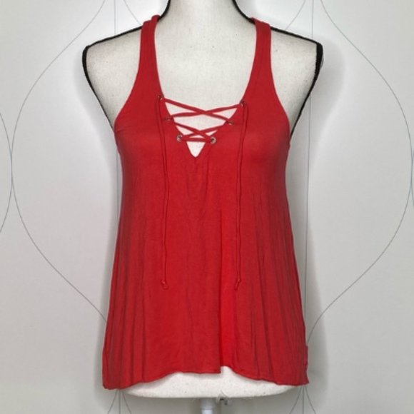 Lace Front Tank Top